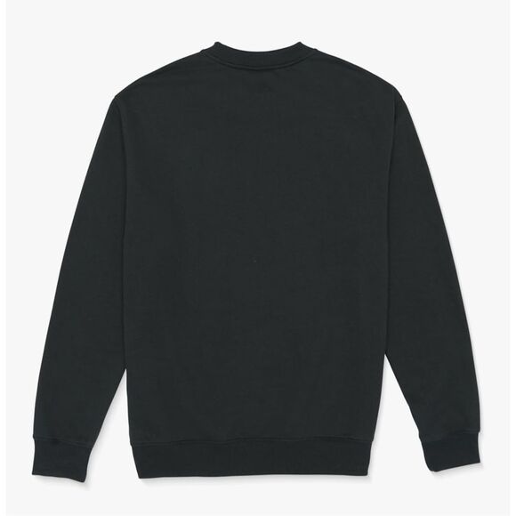 Volcom NWT Cement Crew Sweatshirt Washed Black Heather - Picture 3 of 4